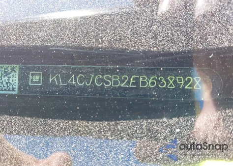 2014 Buick Encore Leather z USA, uszkodzony, nr VIN KL4CJCSB2EB638928